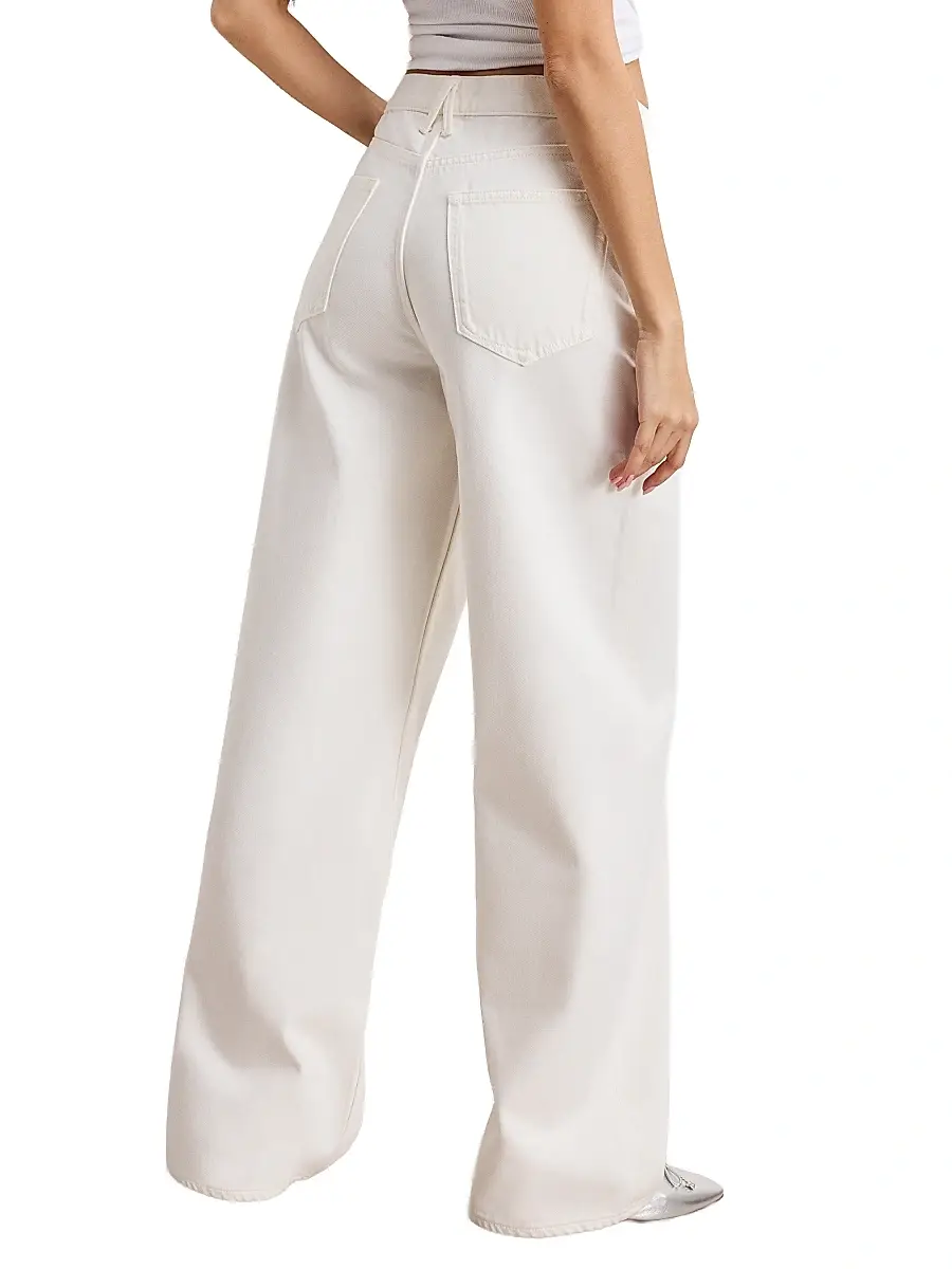 GOOD AMERICAN Women's Good Standard Baggy Jeans | Thumbnail 4