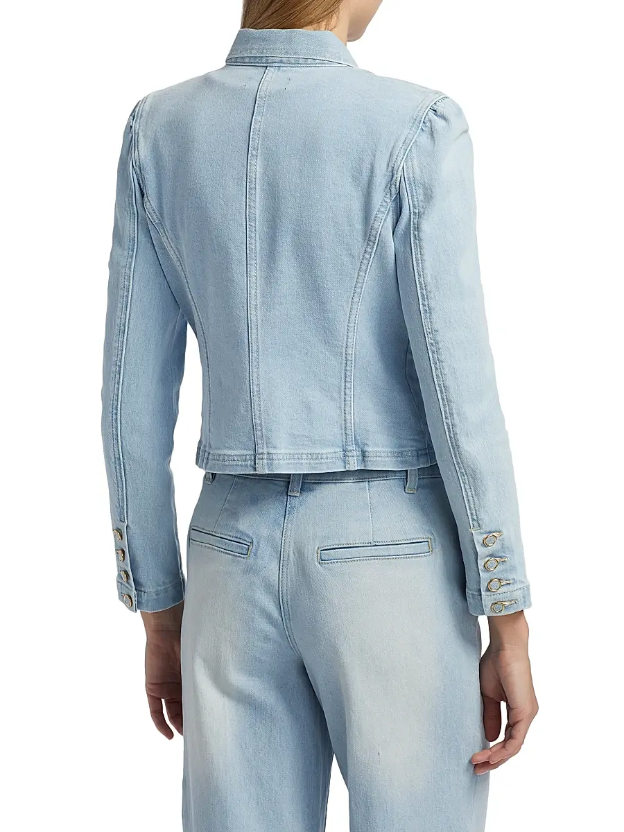 Generation Love Women's Lombardi Denim Blazer | Thumbnail 5 Generation Love Women's Lombardi Denim Blazer | Thumbnail 5