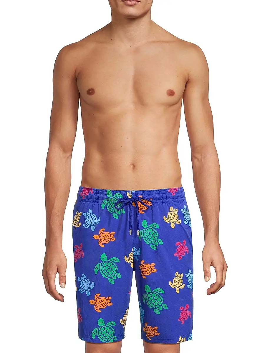 Vilebrequin Men's Tortue Printed Stretch Swim Shorts | Thumbnail 3 Vilebrequin Men's Tortue Printed Stretch Swim Shorts | Thumbnail 3