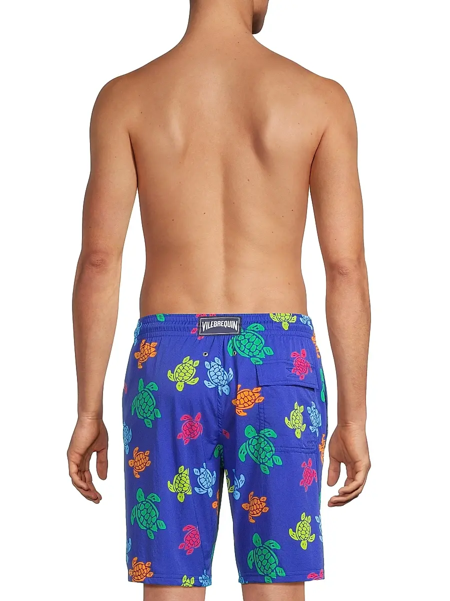 Vilebrequin Men's Tortue Printed Stretch Swim Shorts | Thumbnail 5 Vilebrequin Men's Tortue Printed Stretch Swim Shorts | Thumbnail 5