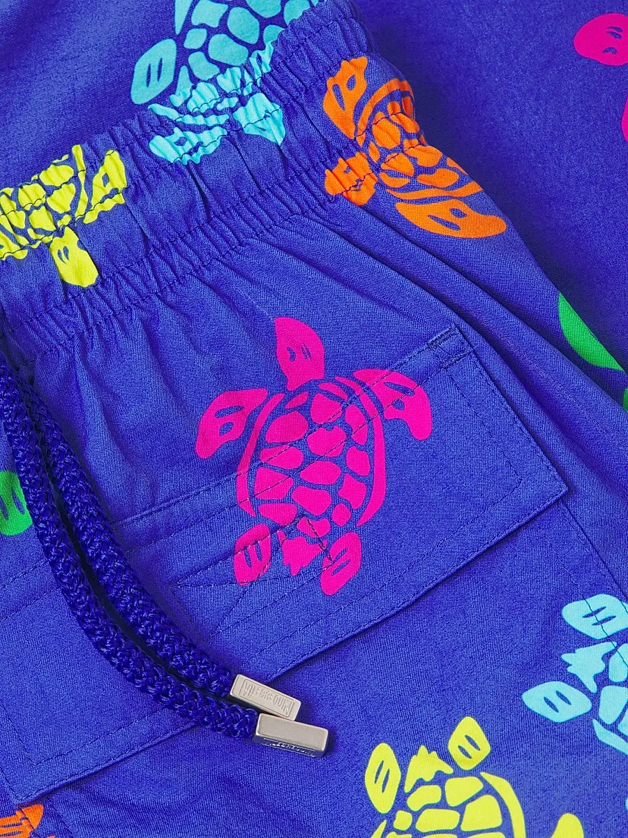 Vilebrequin Men's Tortue Printed Stretch Swim Shorts | Thumbnail 6 Vilebrequin Men's Tortue Printed Stretch Swim Shorts | Thumbnail 6