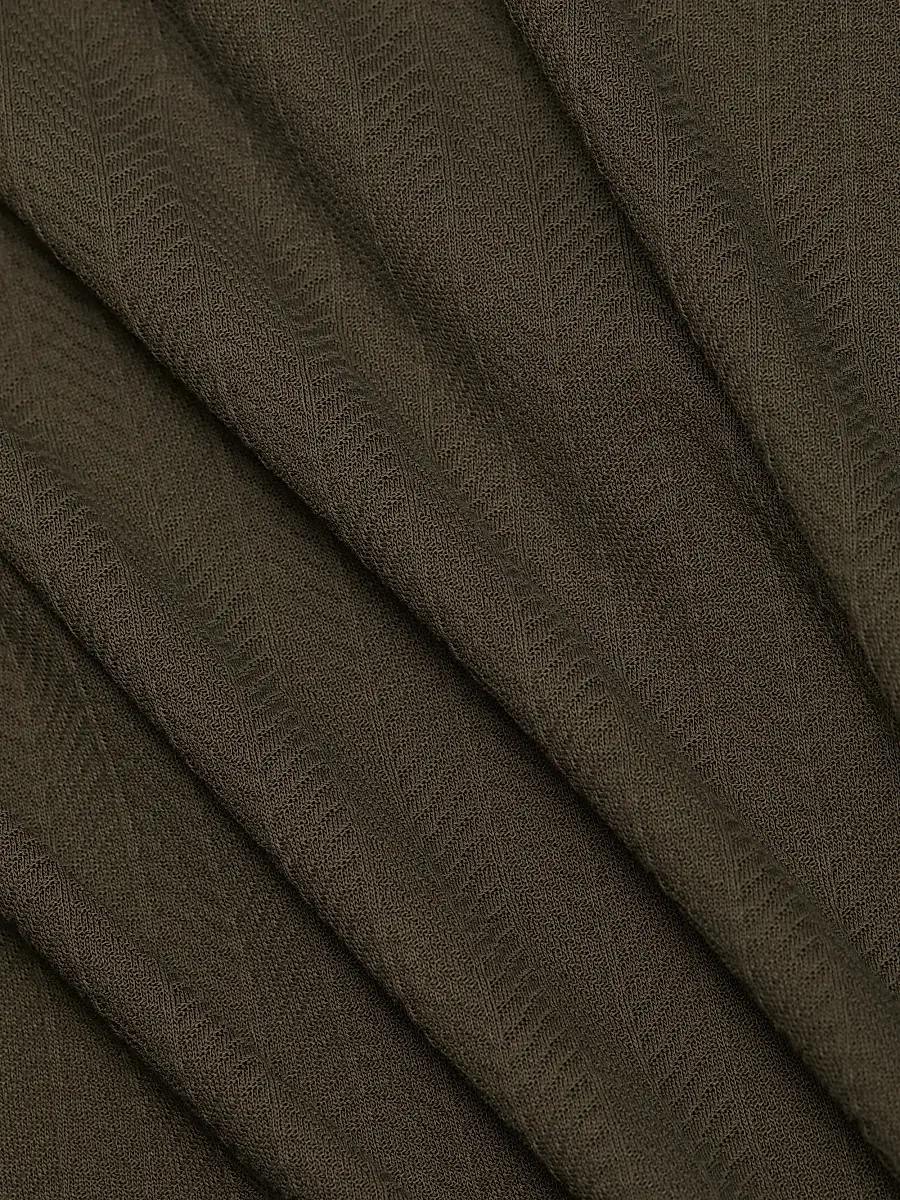 Emporio Armani Men's Chevron Stitch Cotton T-Shirt | Thumbnail 7