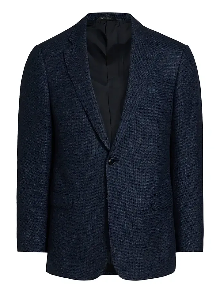 Giorgio Armani Men's Textured Wool-Blend Sportcoat