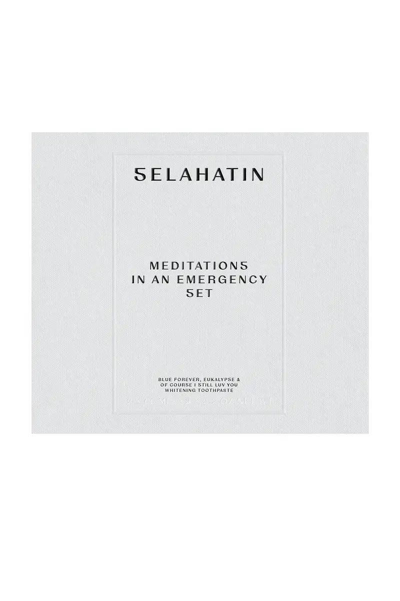 Selahatin Meditations In An Emergency Toothpaste Set