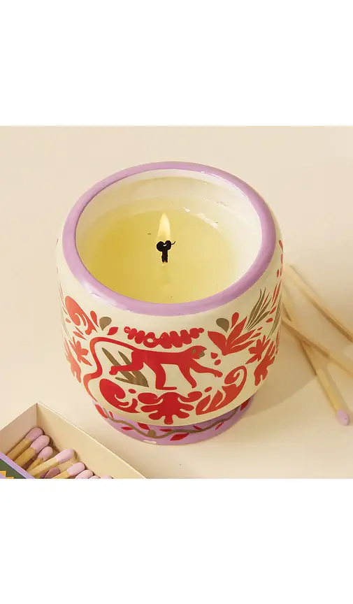 Paddywax Handpainted Jungle Ceramic Candle | Thumbnail 2 Paddywax Handpainted Jungle Ceramic Candle | Thumbnail 2