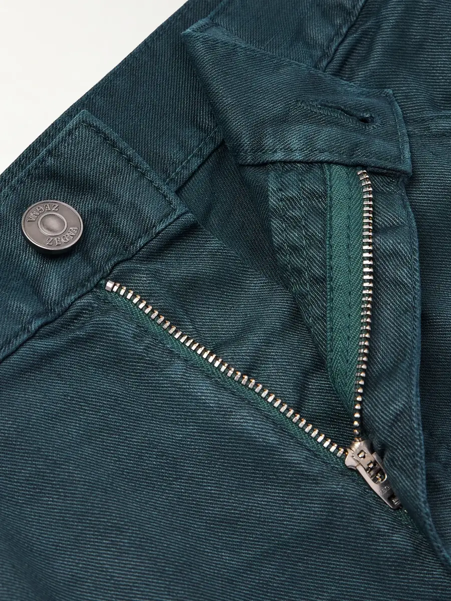 Zegna Roccia Slim-Fit Straight-Leg Garment-Dyed Linen-Blend Trousers - Men | Thumbnail 5 Zegna Roccia Slim-Fit Straight-Leg Garment-Dyed Linen-Blend Trousers - Men | Thumbnail 5