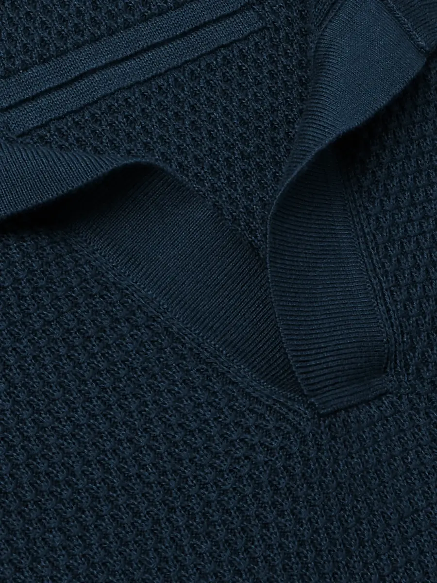 Zegna Slim-Fit Cotton-Piqué Polo Shirt - Men | Thumbnail 4 Zegna Slim-Fit Cotton-Piqué Polo Shirt - Men | Thumbnail 4