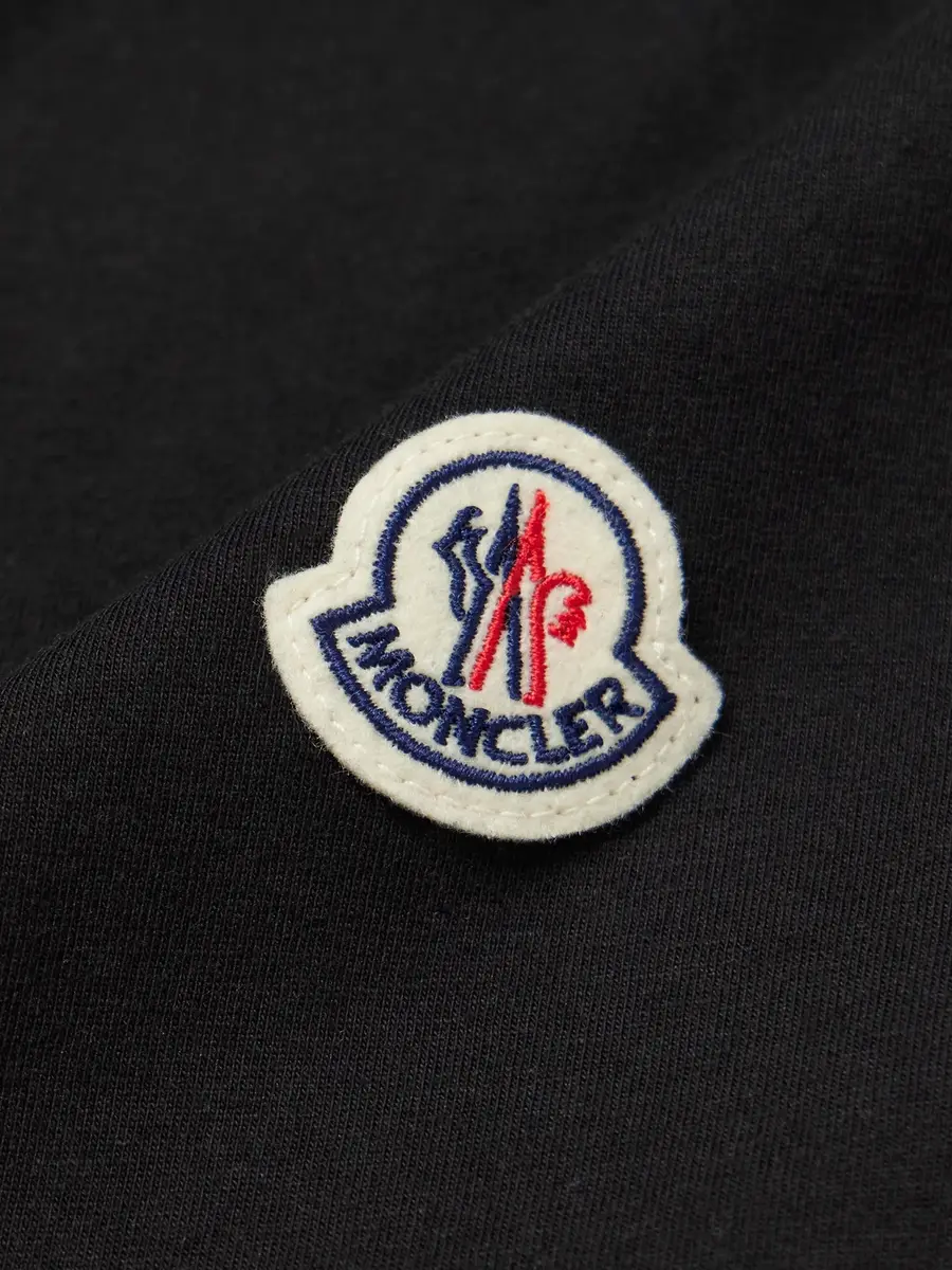 Moncler Three-Pack Logo-Appliquéd Cotton-Jersey T-Shirts - Men | Thumbnail 4 Moncler Three-Pack Logo-Appliquéd Cotton-Jersey T-Shirts - Men | Thumbnail 4