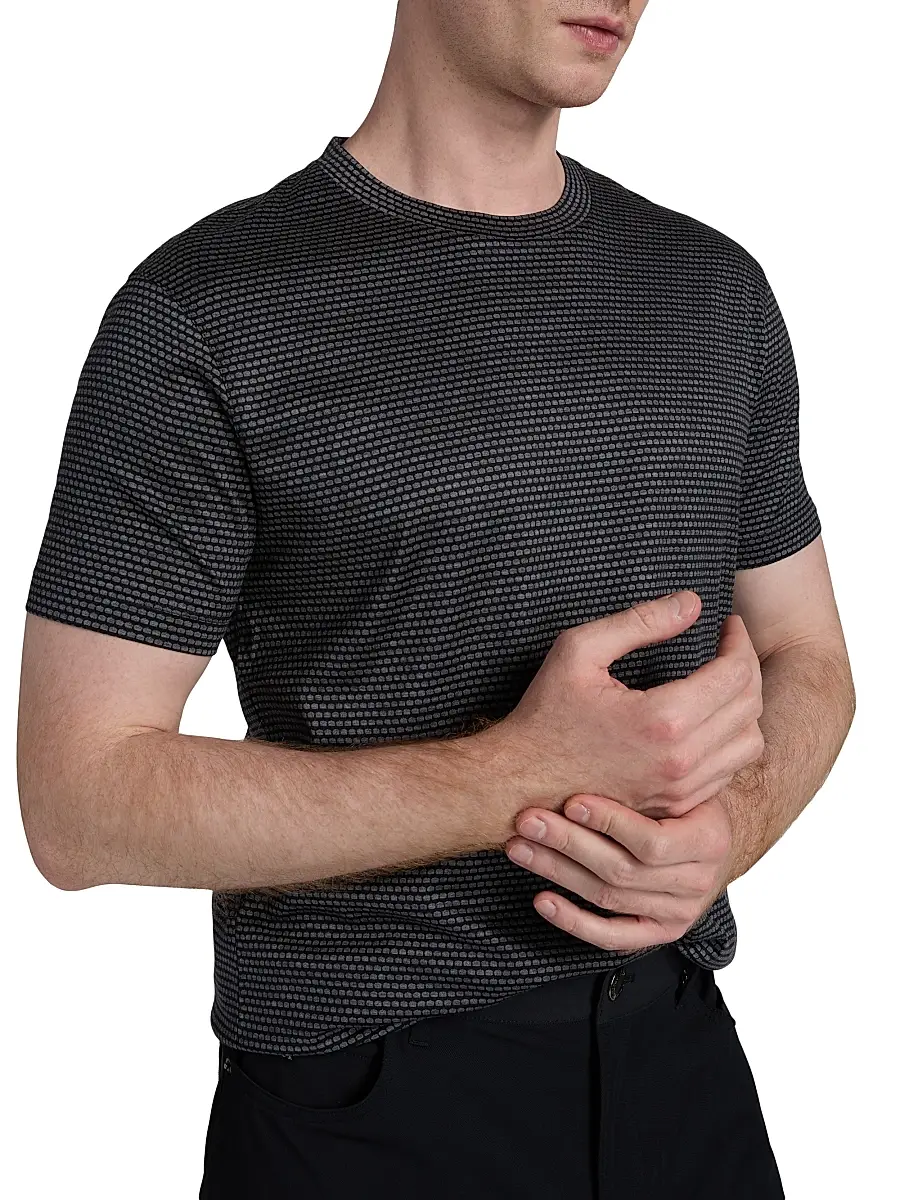 Emporio Armani Men's Dash Cotton-Blend T-Shirt | Thumbnail 6
