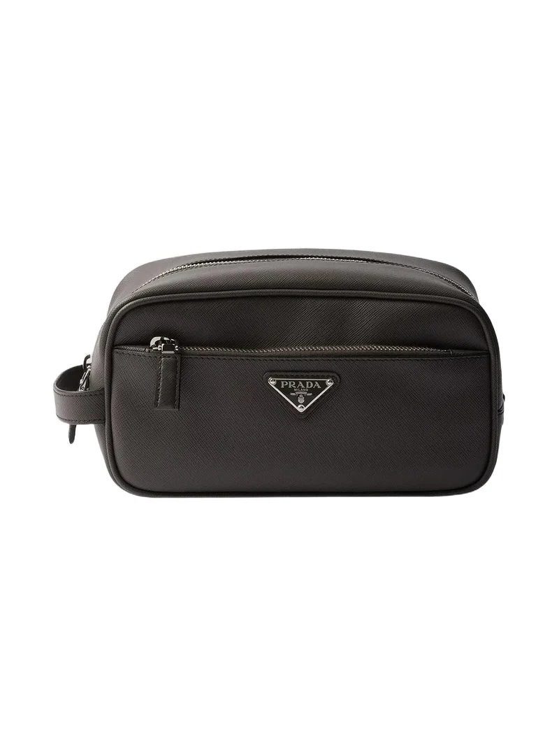Prada Saffiano Leather Travel Pouch