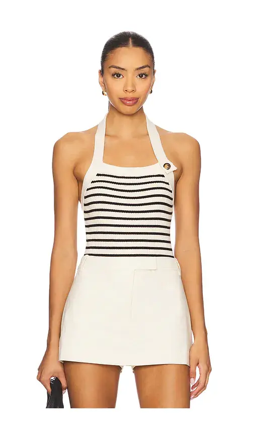 Sanctuary Sunkissed Rib Halter Top