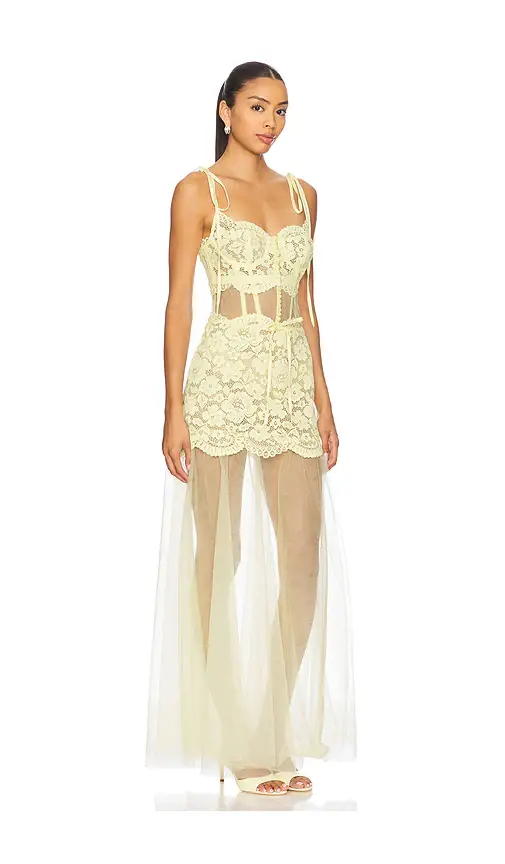 For Love & Lemons Viola Gown | Thumbnail 2 For Love & Lemons Viola Gown | Thumbnail 2