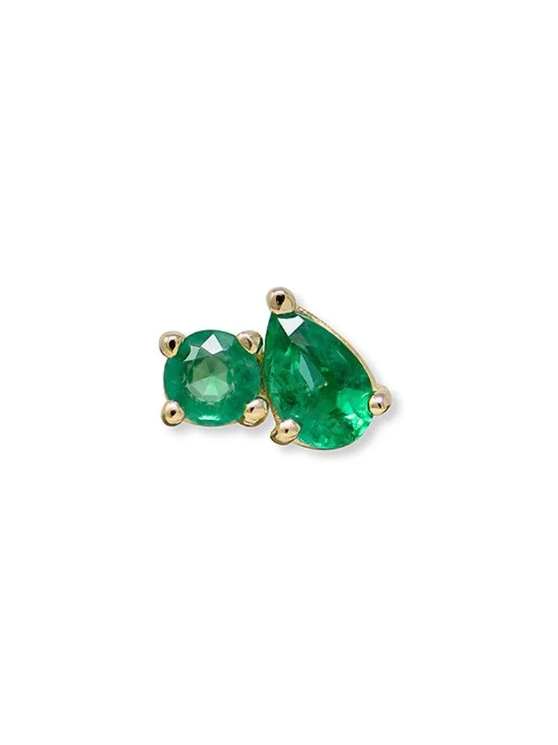 Jumelle Emerald Stud Earring Jumelle Emerald Stud Earring