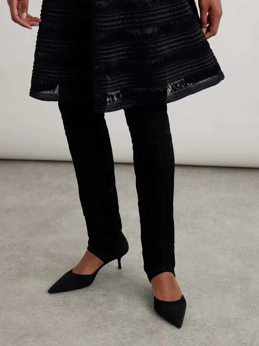 Alaïa Cutout Stretch-suede Over-the-knee Boots | Thumbnail 2