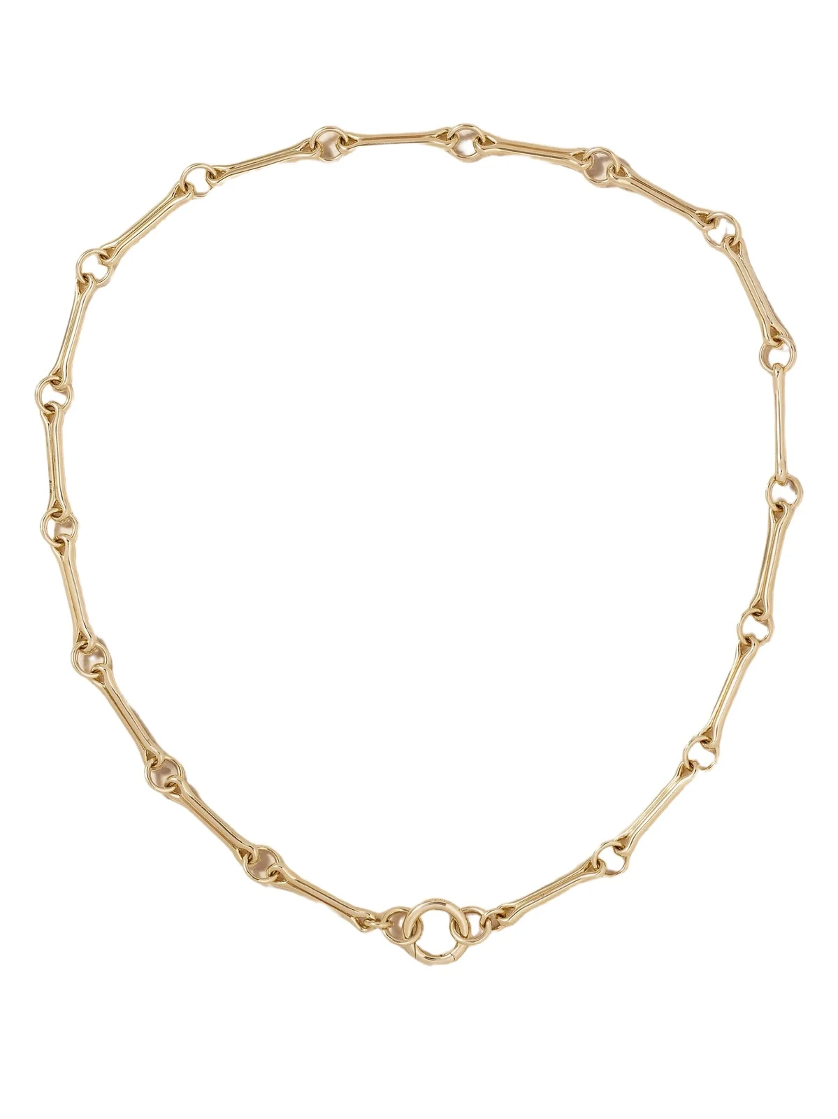 Show Your Bones 14-karat Gold Necklace