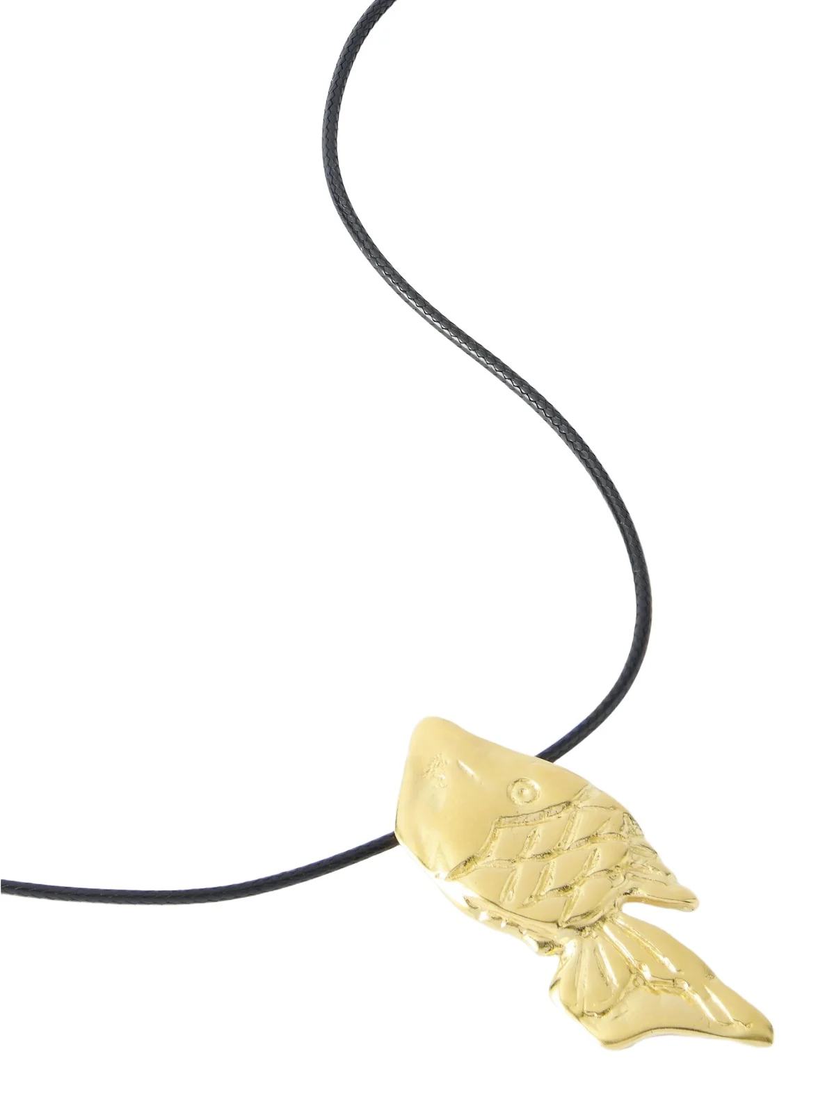 Pisces Recycled Gold-plated Cord Necklace Pisces Recycled Gold-plated Cord Necklace
