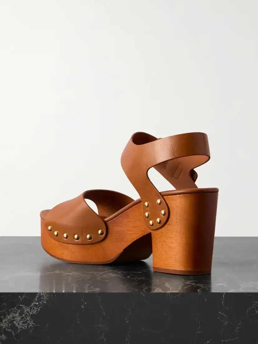 Chloé Jeannette Leather Platform Sandals | Thumbnail 3 Chloé Jeannette Leather Platform Sandals | Thumbnail 3
