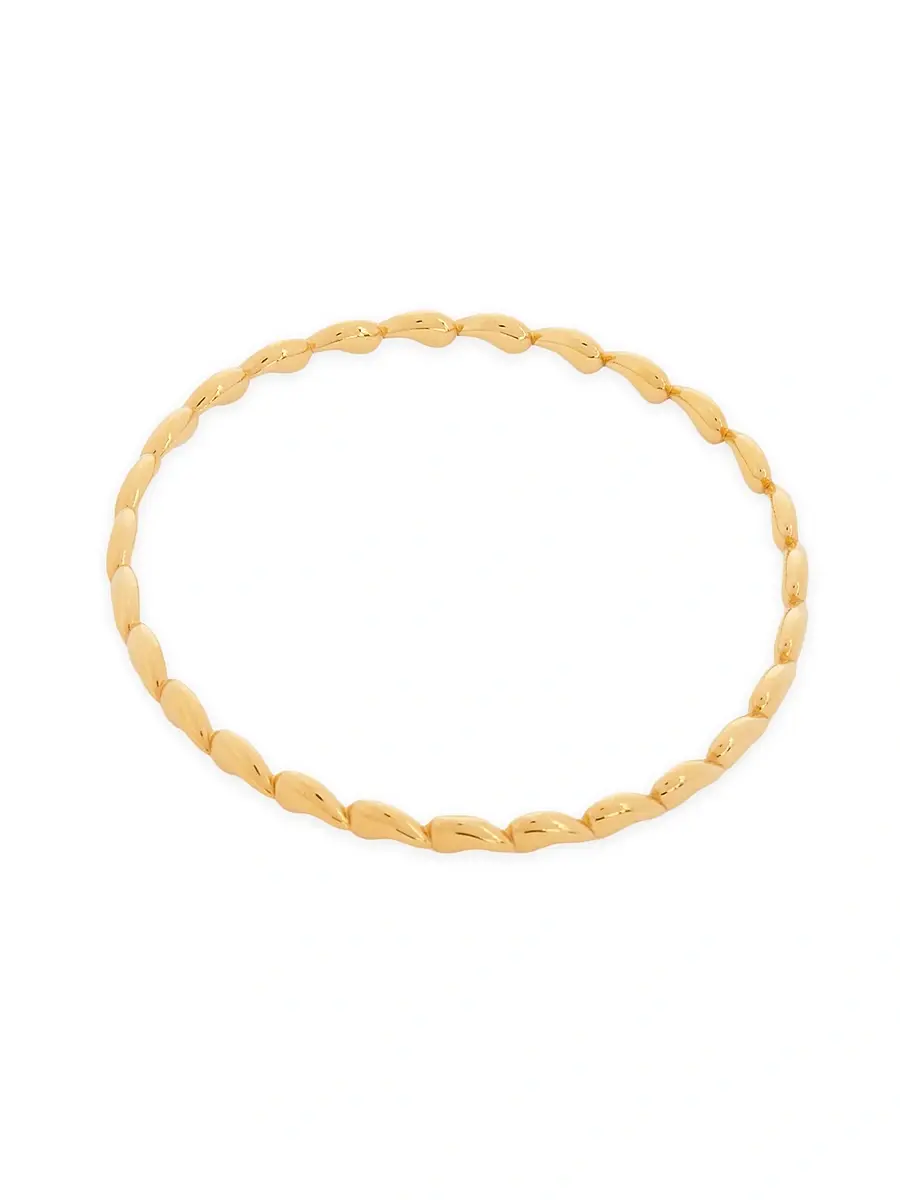 Chloé Women's Iconic Goldtone 2-Piece Bangle Set - Vintage Gold | Thumbnail 4 Chloé Women's Iconic Goldtone 2-Piece Bangle Set - Vintage Gold | Thumbnail 4