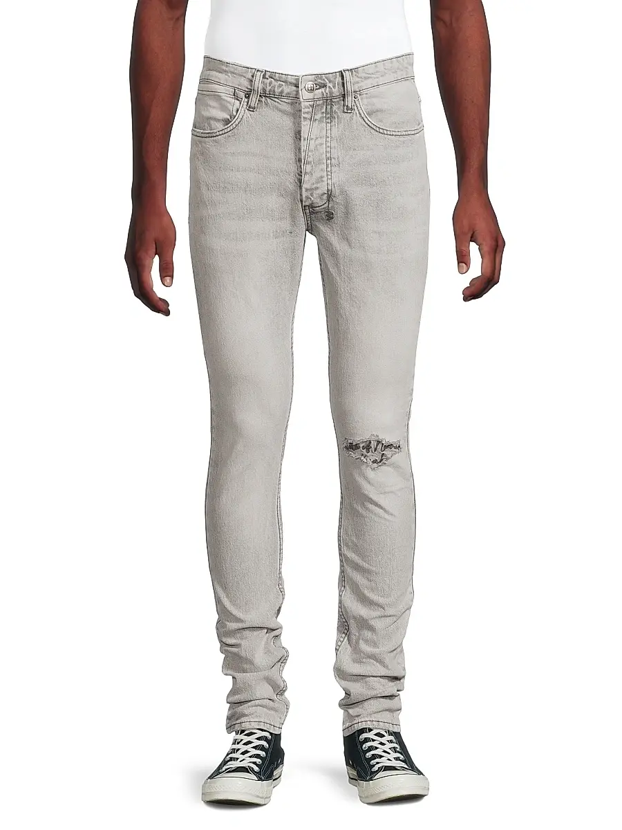 Ksubi Men's Van Winkle Jupiter Skinny Jeans - Grey | Thumbnail 3 Ksubi Men's Van Winkle Jupiter Skinny Jeans - Grey | Thumbnail 3