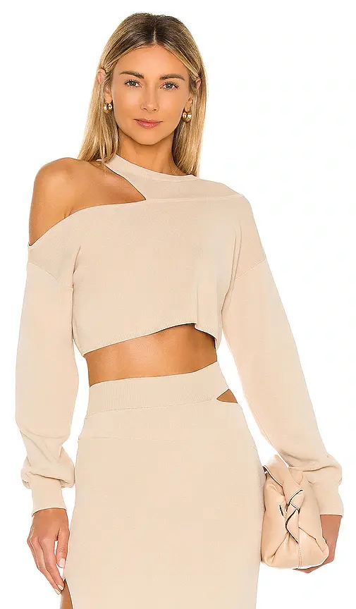 Michael Costello x REVOLVE Asym Cut Out Dolman Sweater