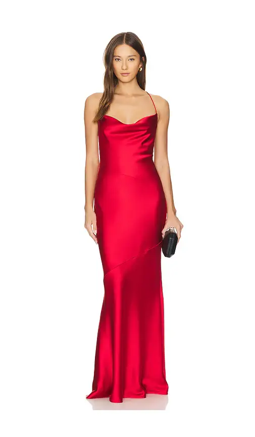 Nadine Merabi Cowl Neck Maxi Dress | Thumbnail 2