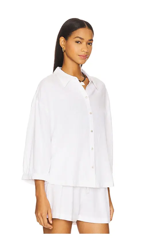 Eberjey Linen Blend Relaxed Sleeve Top | Thumbnail 2 Eberjey Linen Blend Relaxed Sleeve Top | Thumbnail 2