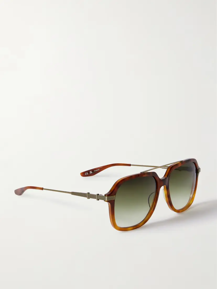 BARTON PERREIRA D. Ellis Aviator-style Tortoiseshell Acetate Sunglasses | Thumbnail 3 BARTON PERREIRA D. Ellis Aviator-style Tortoiseshell Acetate Sunglasses | Thumbnail 3