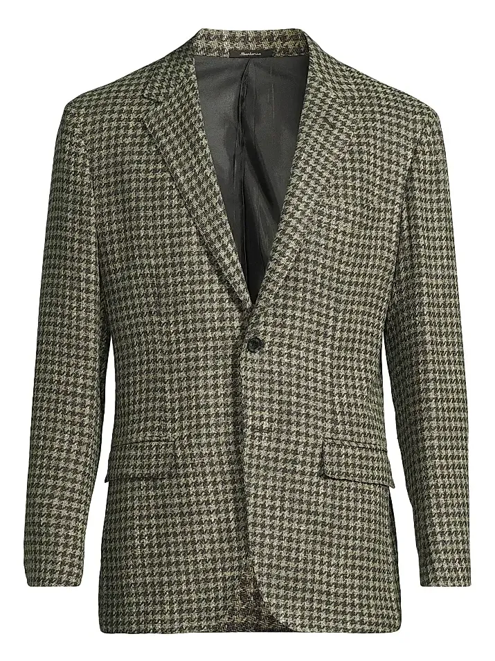 Sartorio Napoli Men's Houndstooth Wool-Blend Jacket