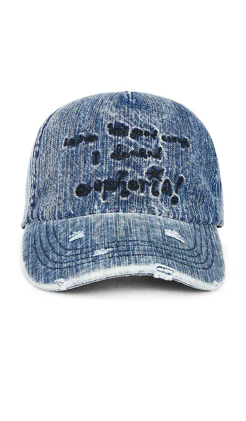 Jungles Euphoria Denim Cap | Image 1 Jungles Euphoria Denim Cap | Image 1