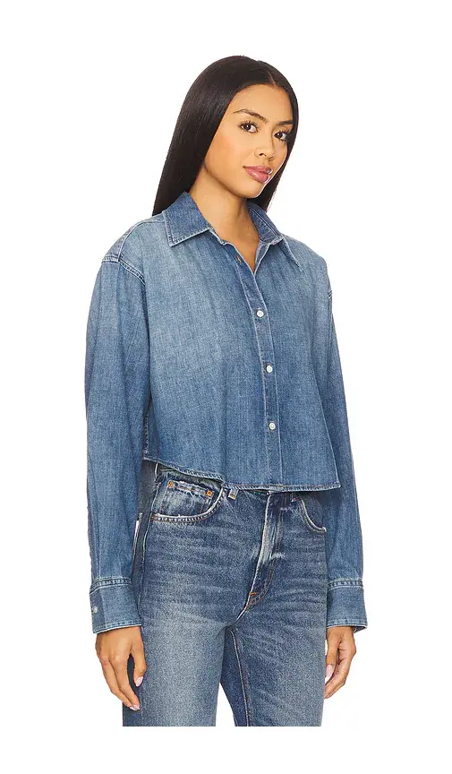 Citizens of Humanity Ana Cropped Shirt | Thumbnail 2 Citizens of Humanity Ana Cropped Shirt | Thumbnail 2