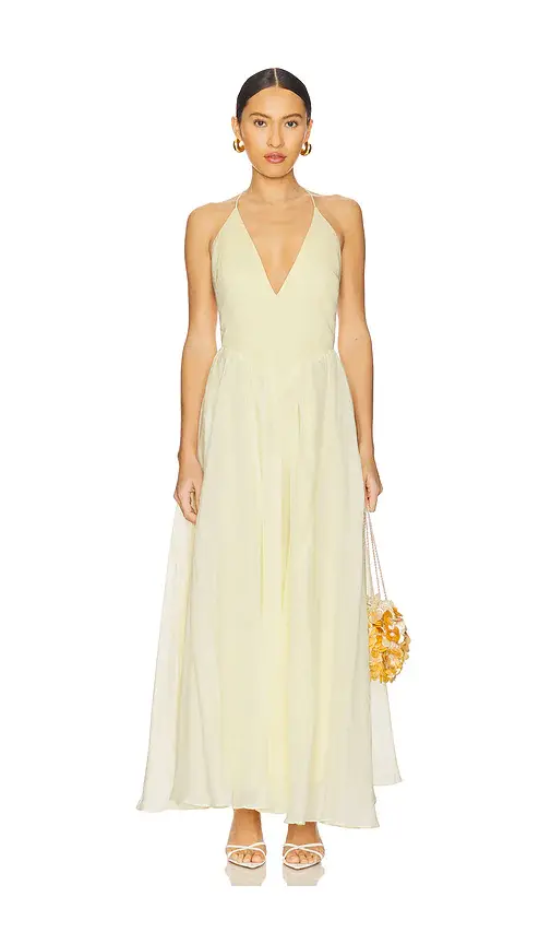 Bardot Arletha Halter Maxi Dress