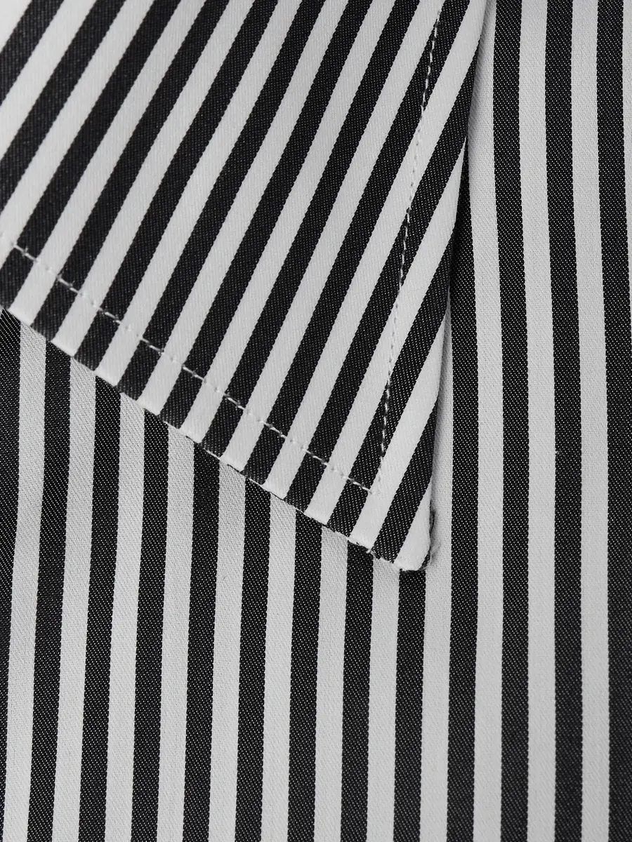 Tom Ford Striped Cotton and Silk-Blend Shirt - Men | Thumbnail 4