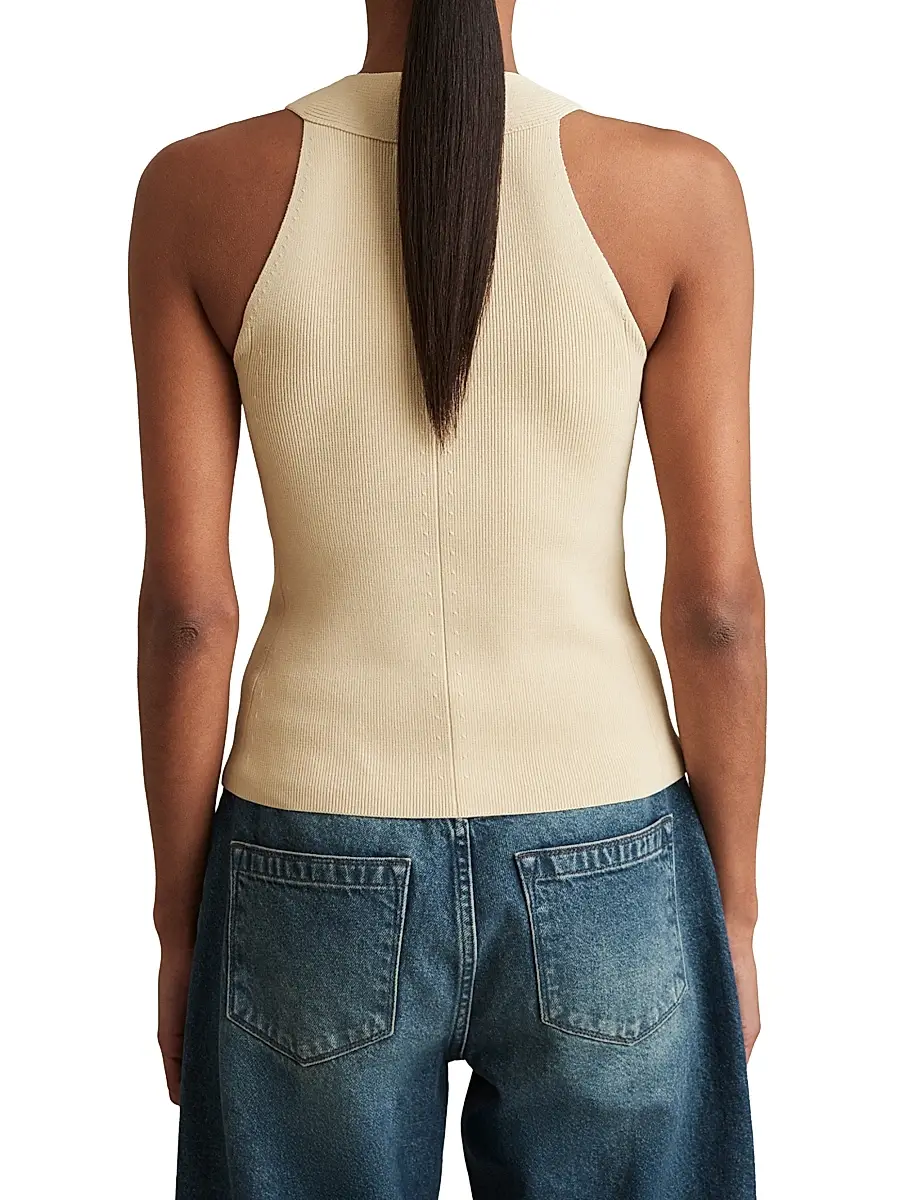 Reiss Women's Lacey High-Neck Top | Thumbnail 4 Reiss Women's Lacey High-Neck Top | Thumbnail 4