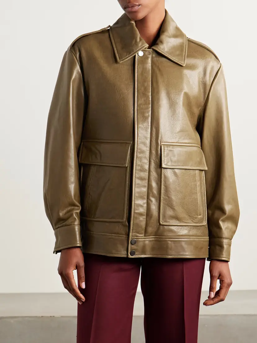 Nour Hammour Drey Textured-leather Jacket | Thumbnail 3 Nour Hammour Drey Textured-leather Jacket | Thumbnail 3
