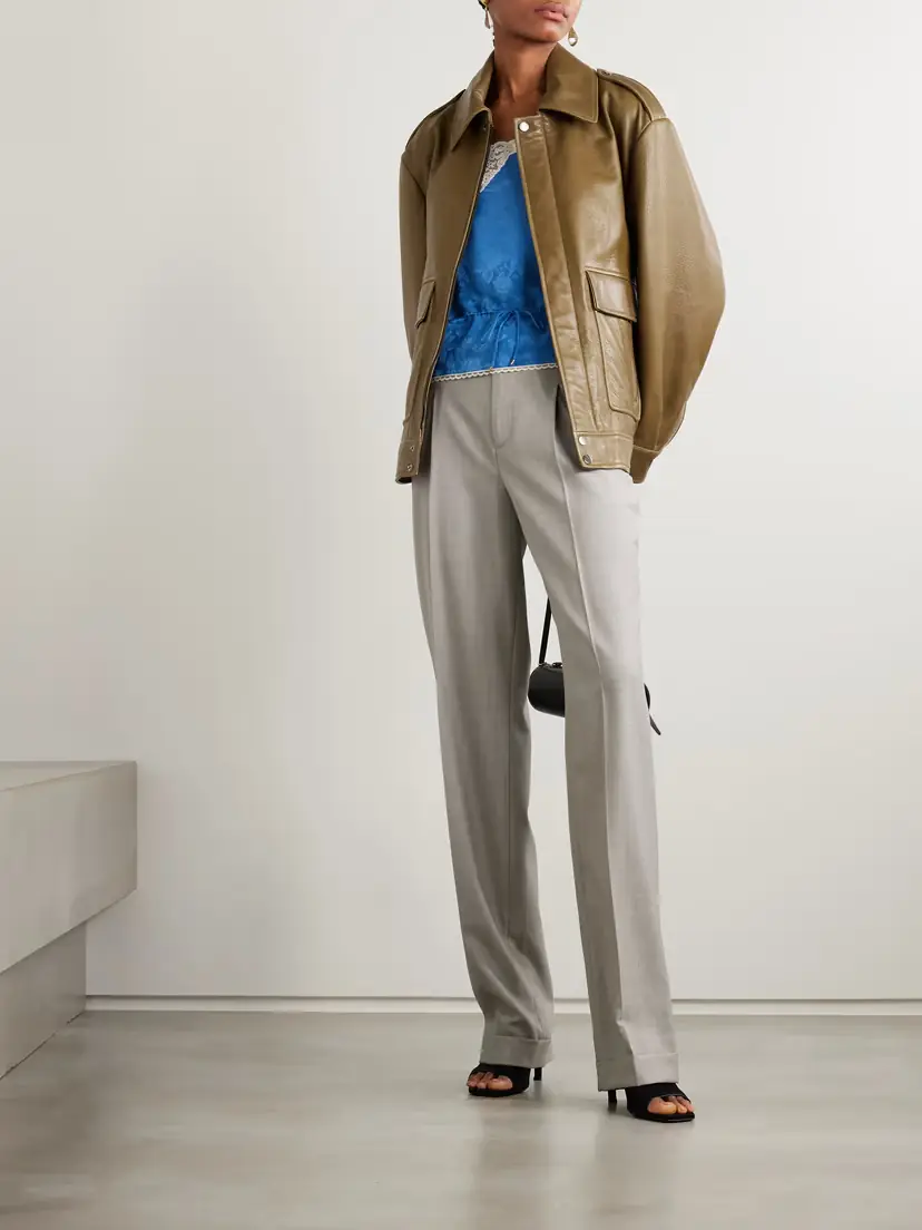 Nour Hammour Drey Textured-leather Jacket | Thumbnail 5 Nour Hammour Drey Textured-leather Jacket | Thumbnail 5