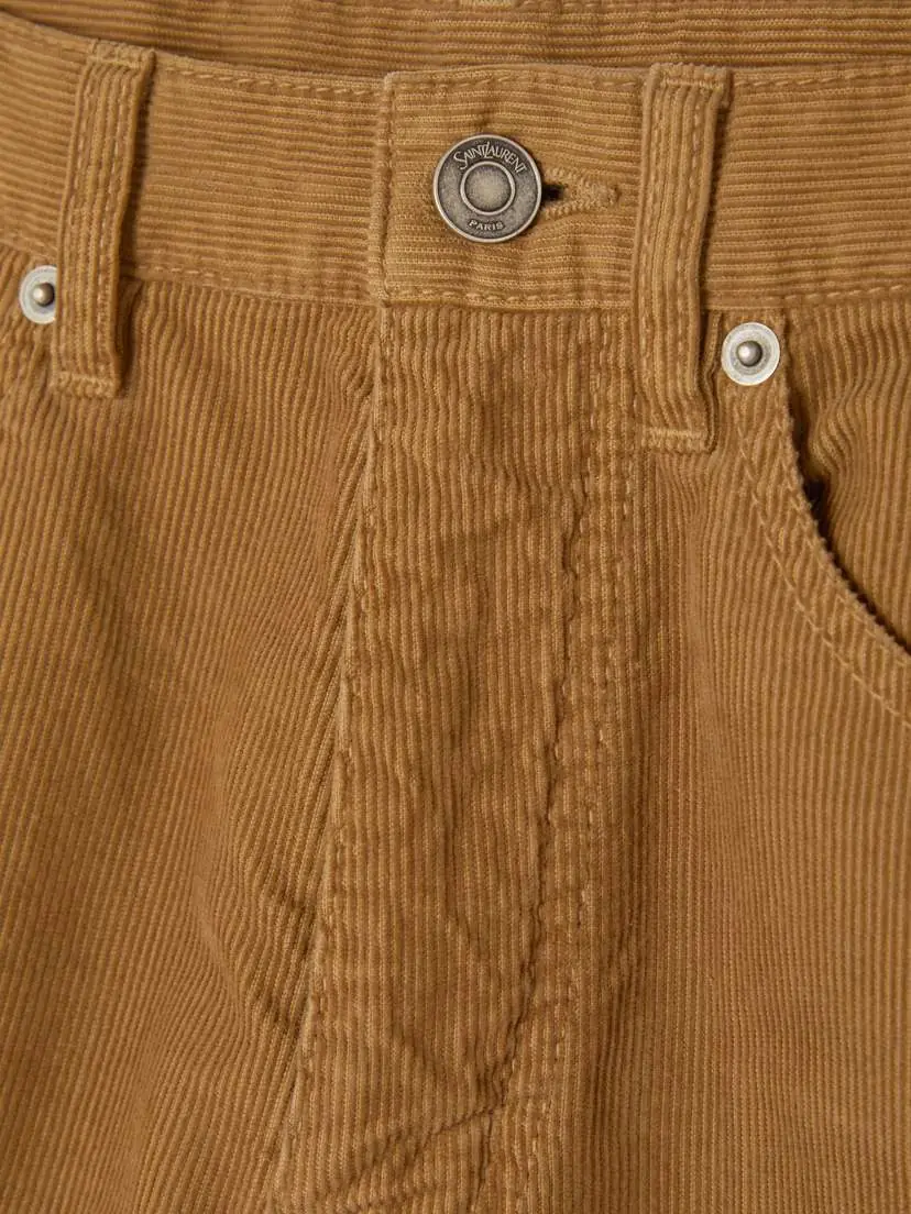 Saint Laurent Clyde Cotton-corduroy Slim-leg Pants | Thumbnail 5 Saint Laurent Clyde Cotton-corduroy Slim-leg Pants | Thumbnail 5