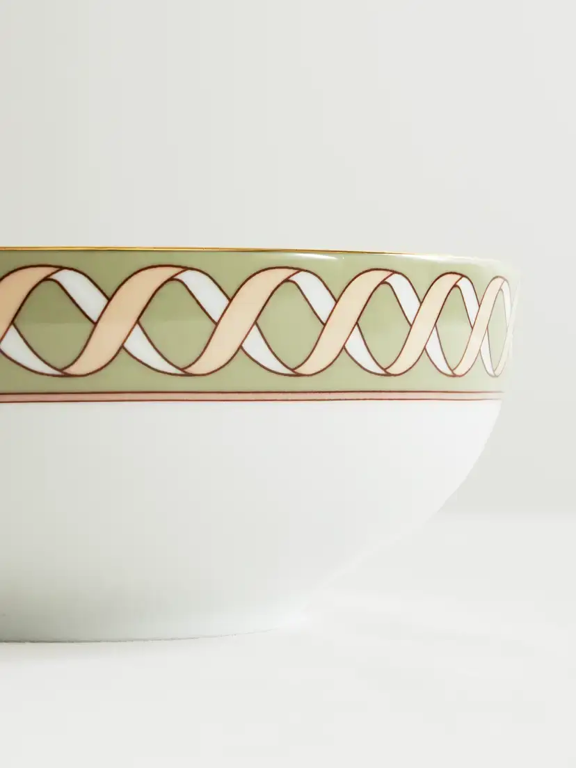 La DoubleJ Odysseus Gold-plated Porcelain Serving Bowl | Thumbnail 3