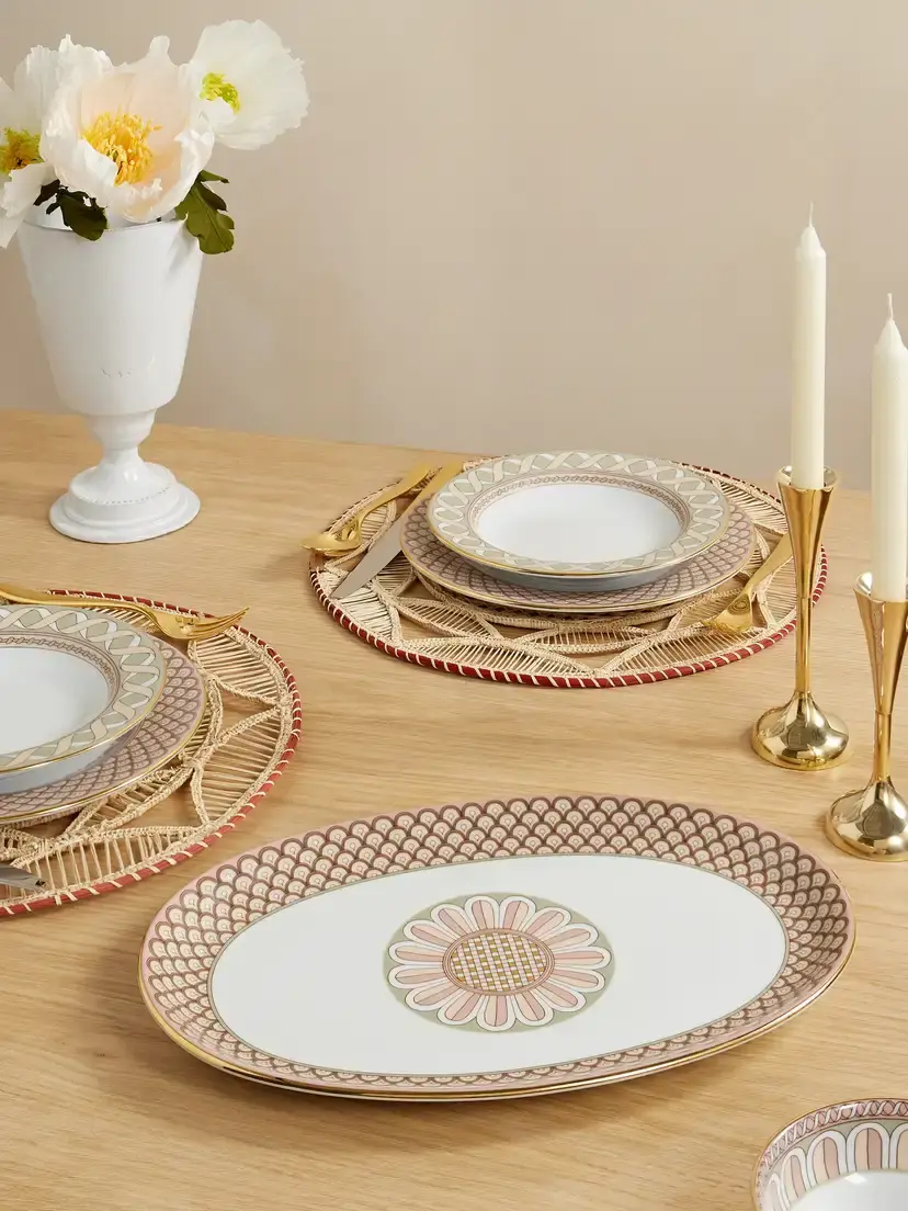 La DoubleJ Gold-plated Porcelain Platter | Thumbnail 2 La DoubleJ Gold-plated Porcelain Platter | Thumbnail 2