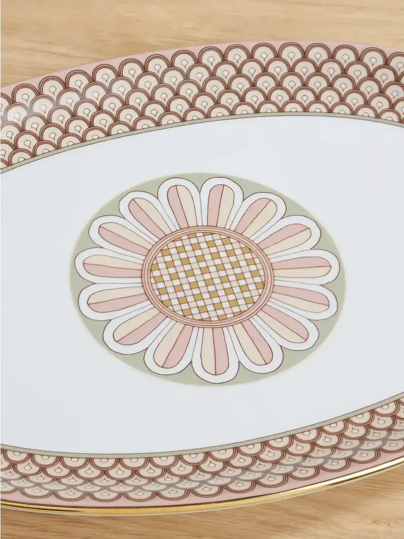 La DoubleJ Gold-plated Porcelain Platter | Thumbnail 3 La DoubleJ Gold-plated Porcelain Platter | Thumbnail 3
