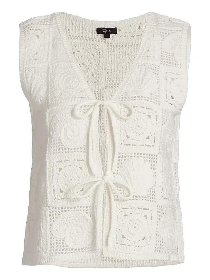 RAILS Women's Paz Crochet-Knit Sleeveless Top