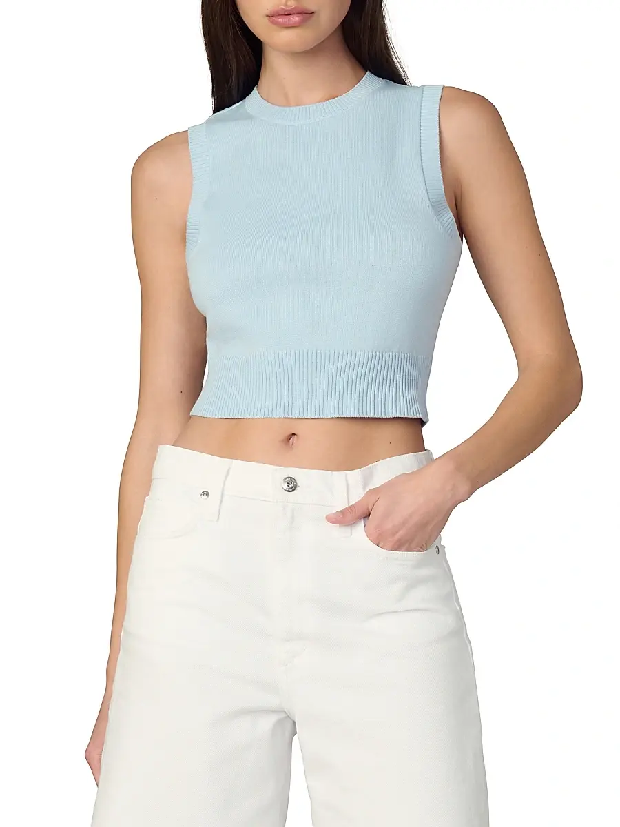Joe's Jeans Women's The Laurel Shrunken Sweater Vest | Thumbnail 3 Joe's Jeans Women's The Laurel Shrunken Sweater Vest | Thumbnail 3