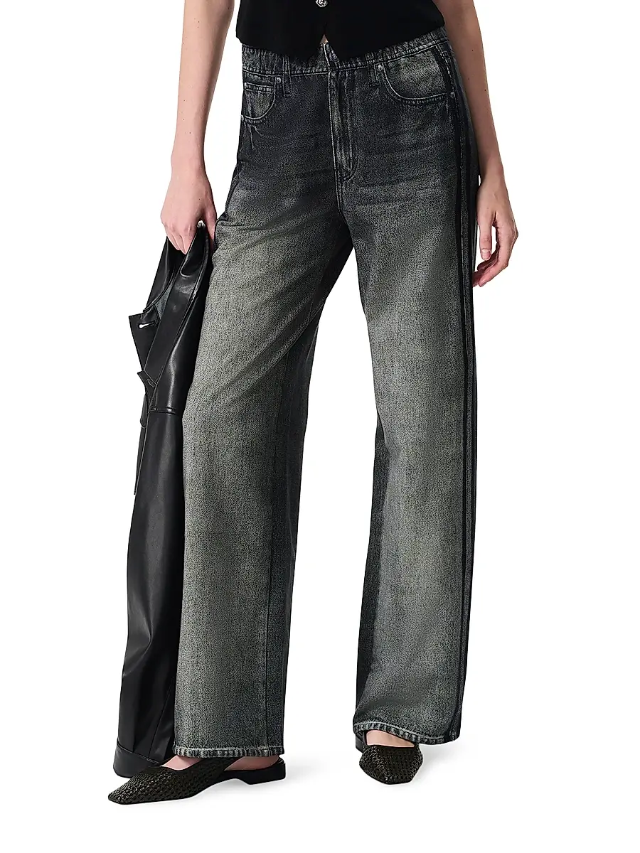 rag & bone Women's rb Miramar Cotton-Terry Wide-Leg Track Pants | Thumbnail 3 rag & bone Women's rb Miramar Cotton-Terry Wide-Leg Track Pants | Thumbnail 3