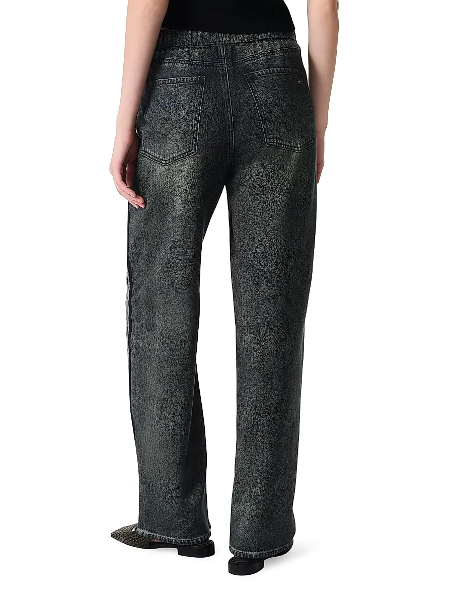 rag & bone Women's rb Miramar Cotton-Terry Wide-Leg Track Pants | Thumbnail 4 rag & bone Women's rb Miramar Cotton-Terry Wide-Leg Track Pants | Thumbnail 4