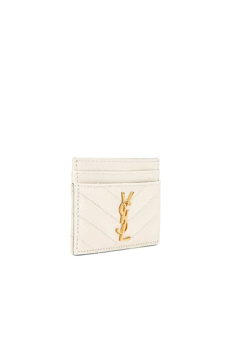 Saint Laurent Monogramme Quilted Credit Card Case | Thumbnail 3 Saint Laurent Monogramme Quilted Credit Card Case | Thumbnail 3