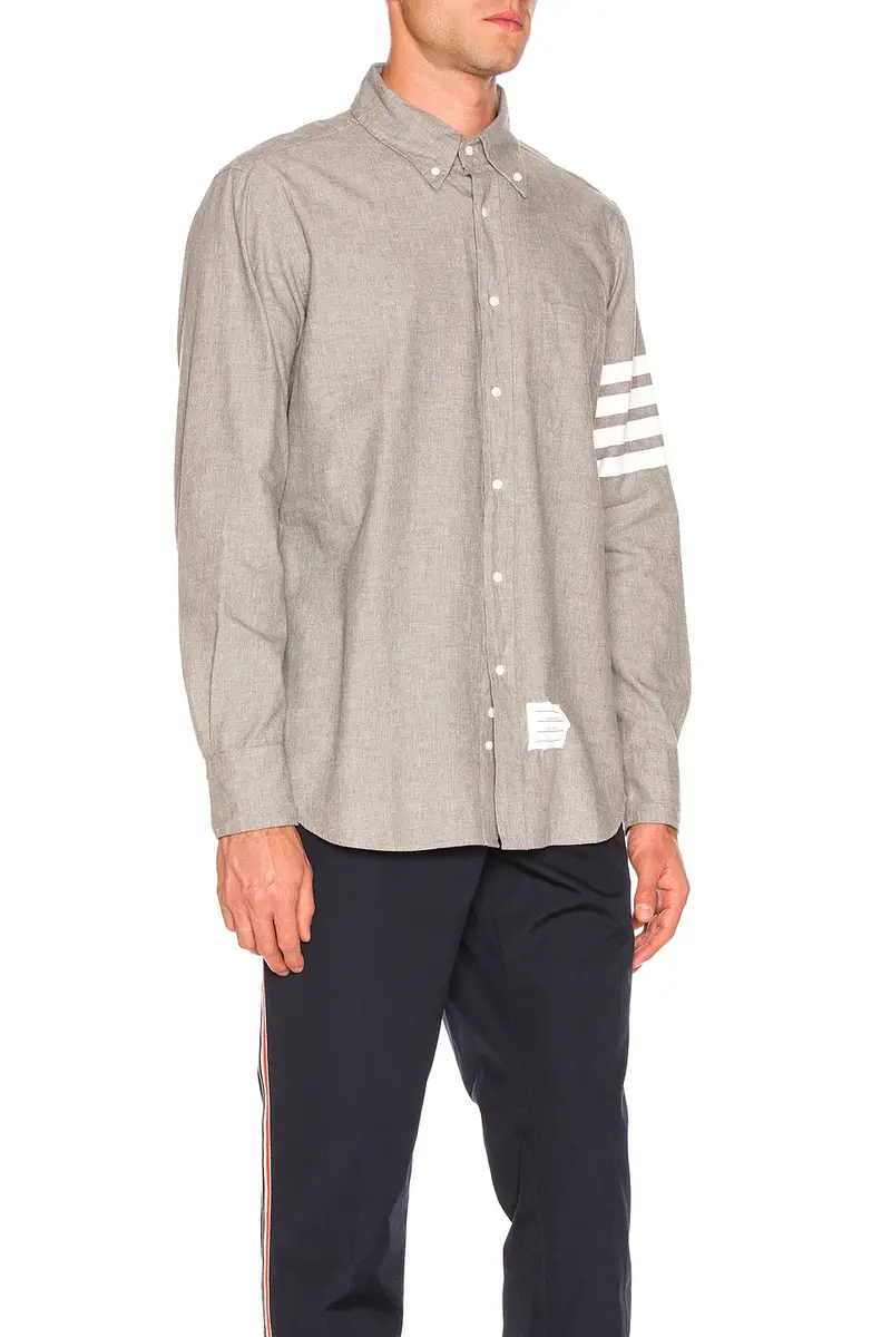 Thom Browne 4 Bar Chambray Shirt | Thumbnail 3 Thom Browne 4 Bar Chambray Shirt | Thumbnail 3