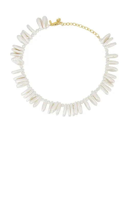 Lele Sadoughi Corfu Pearl Necklace