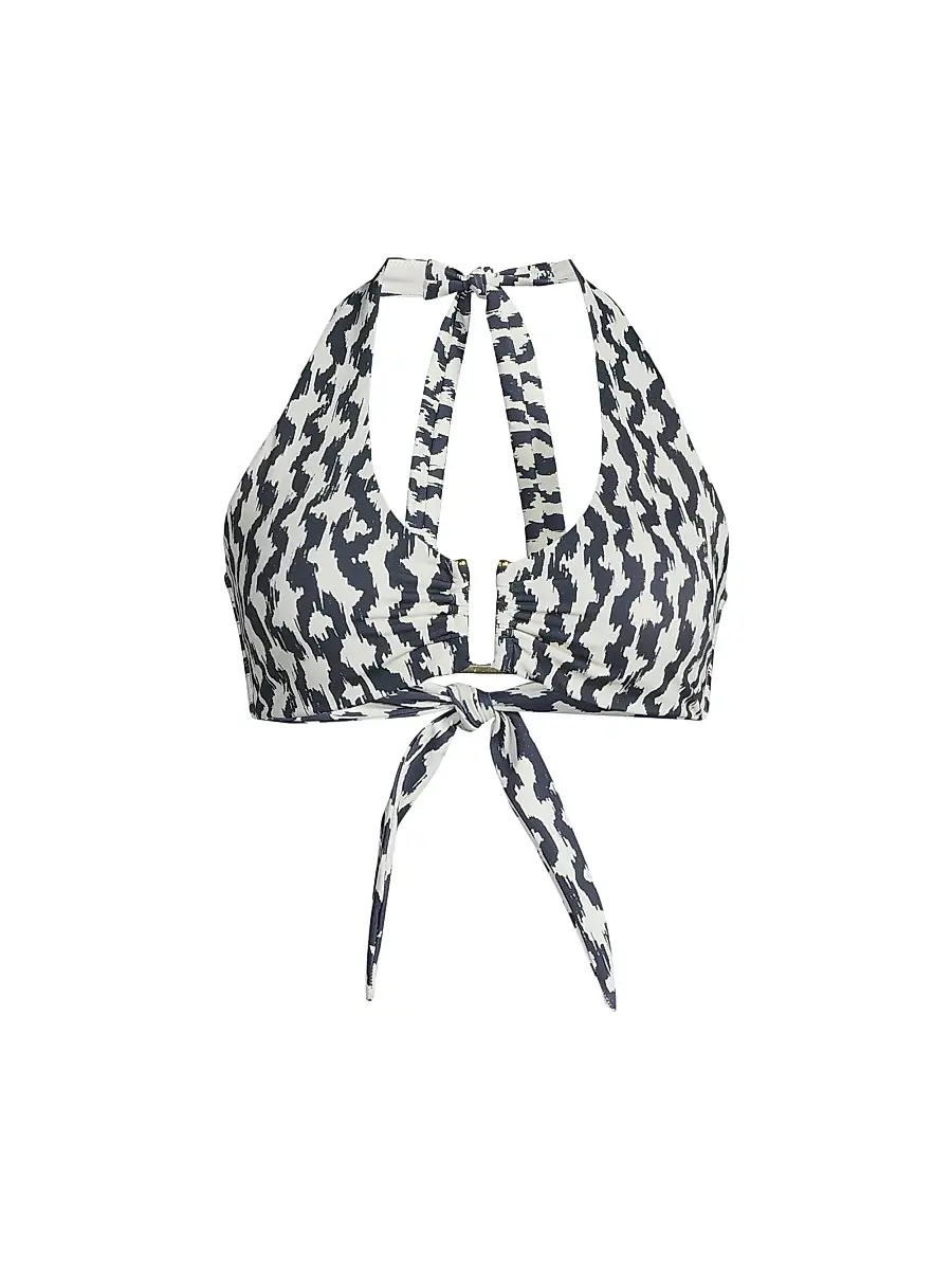Change of Scenery Women's Shana Elysia Waves Bikini Top - Elysia Waves - Size Large | Image 1 Change of Scenery Women's Shana Elysia Waves Bikini Top - Elysia Waves - Size Large | Image 1