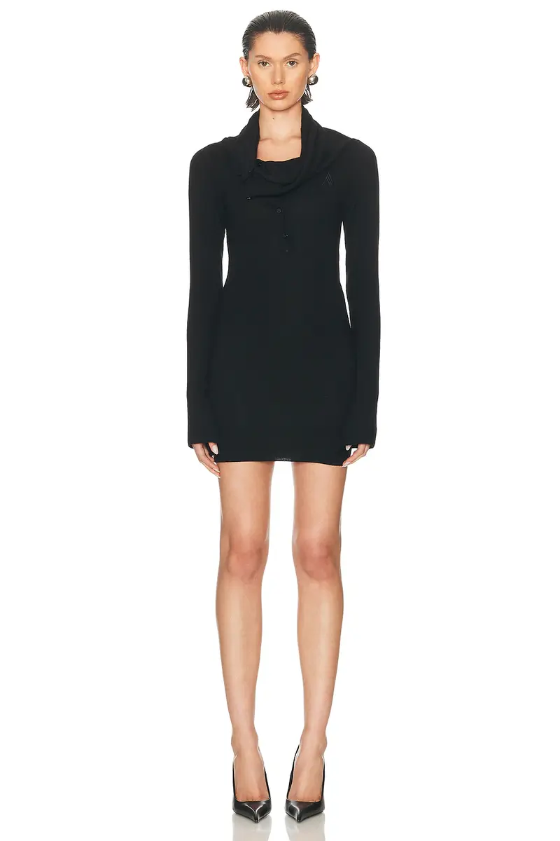 The Attico Cashmere Mini Dress | Thumbnail 3 The Attico Cashmere Mini Dress | Thumbnail 3
