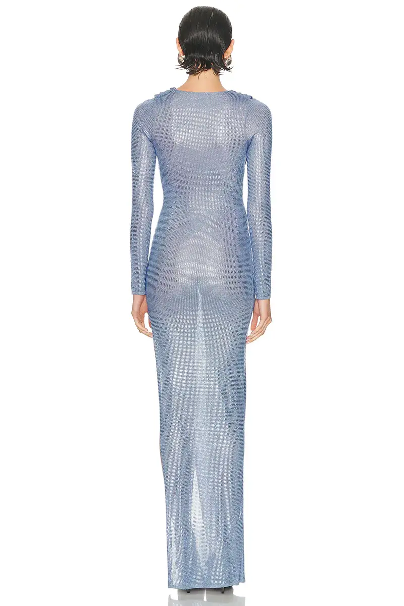David Koma Jersey & Hotfix Gown | Thumbnail 3 David Koma Jersey & Hotfix Gown | Thumbnail 3