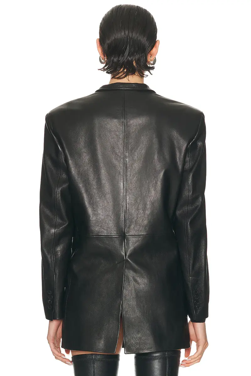 The Attico Leather Jacket | Thumbnail 3 The Attico Leather Jacket | Thumbnail 3